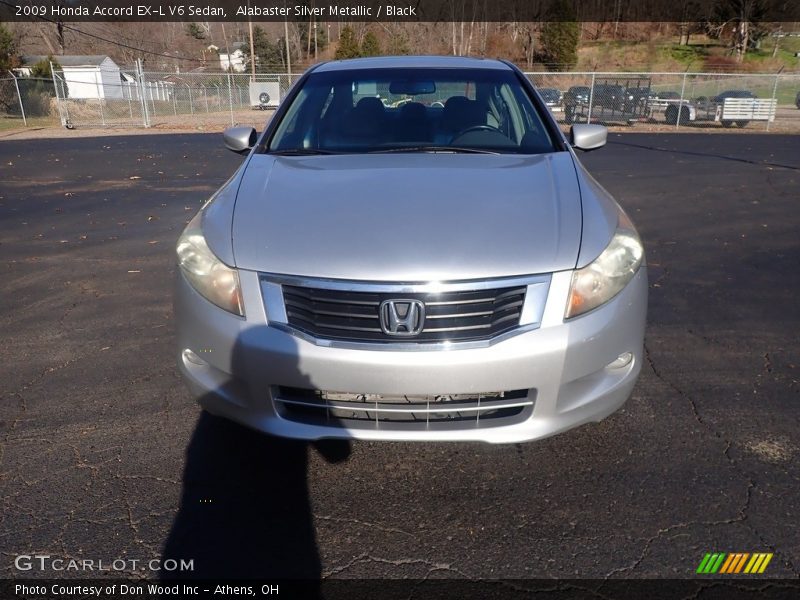 Alabaster Silver Metallic / Black 2009 Honda Accord EX-L V6 Sedan