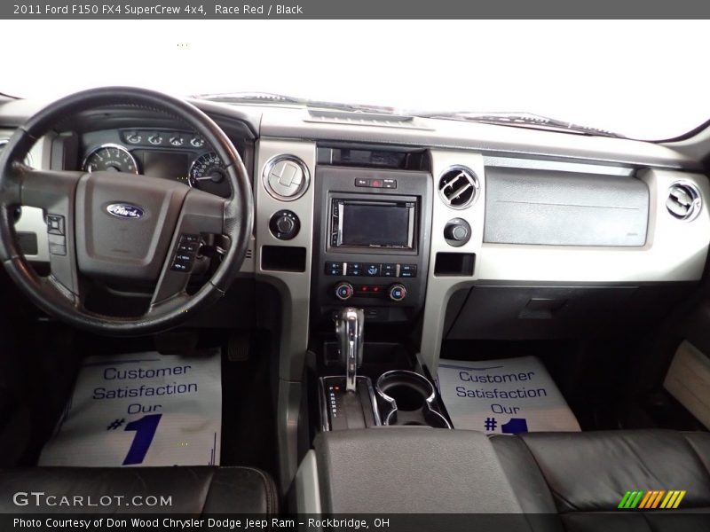Race Red / Black 2011 Ford F150 FX4 SuperCrew 4x4