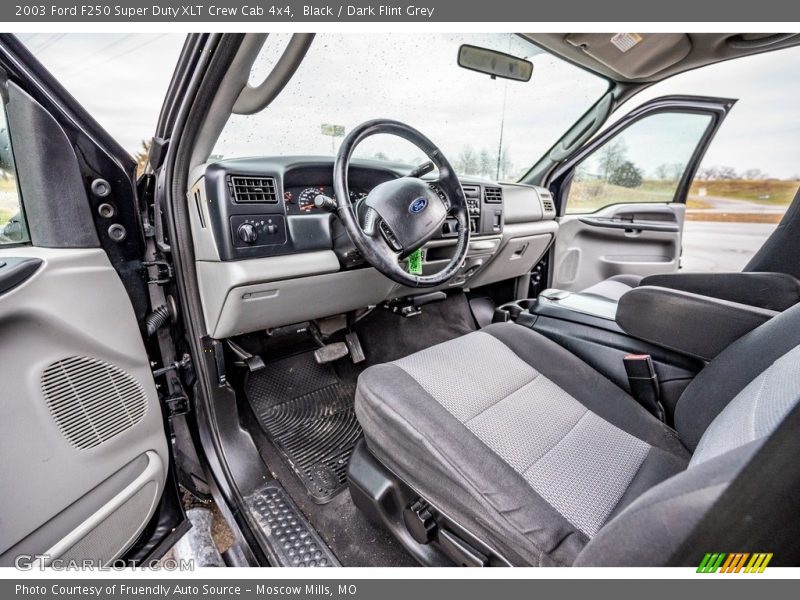  2003 F250 Super Duty XLT Crew Cab 4x4 Dark Flint Grey Interior