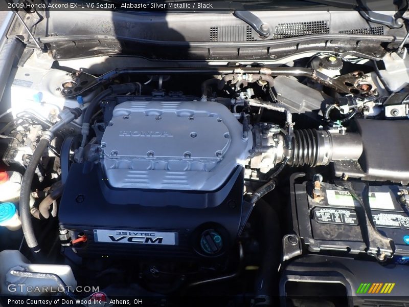 Alabaster Silver Metallic / Black 2009 Honda Accord EX-L V6 Sedan