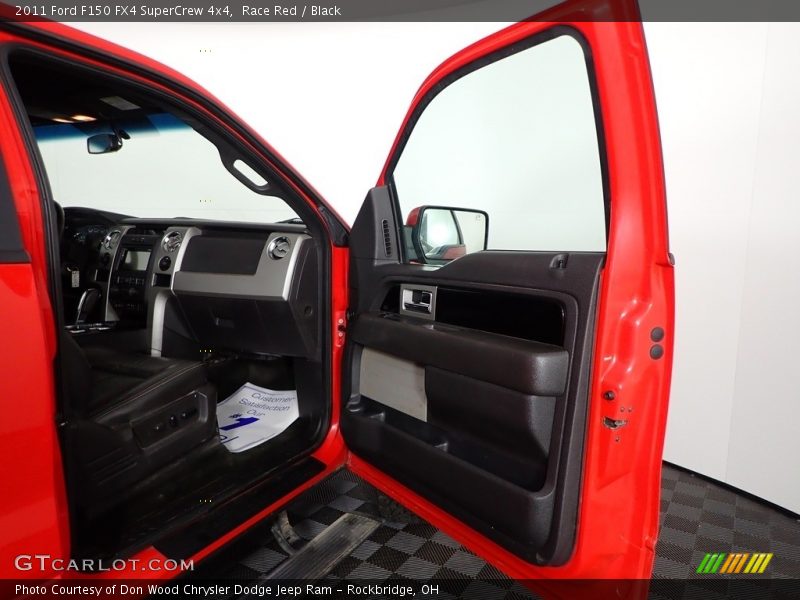 Race Red / Black 2011 Ford F150 FX4 SuperCrew 4x4