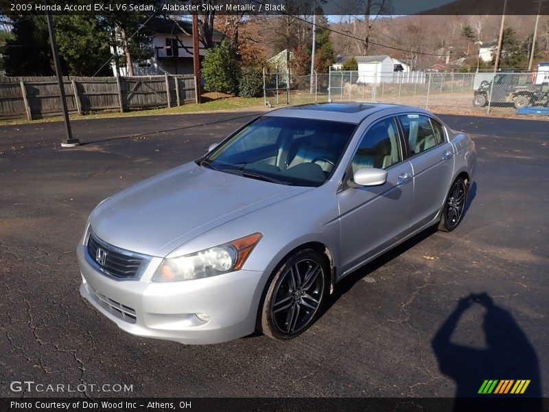 Alabaster Silver Metallic / Black 2009 Honda Accord EX-L V6 Sedan