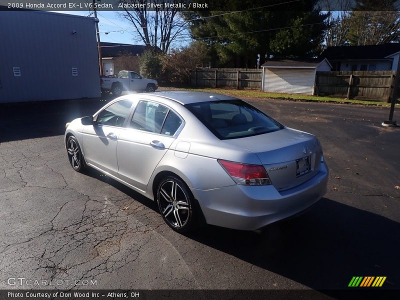 Alabaster Silver Metallic / Black 2009 Honda Accord EX-L V6 Sedan
