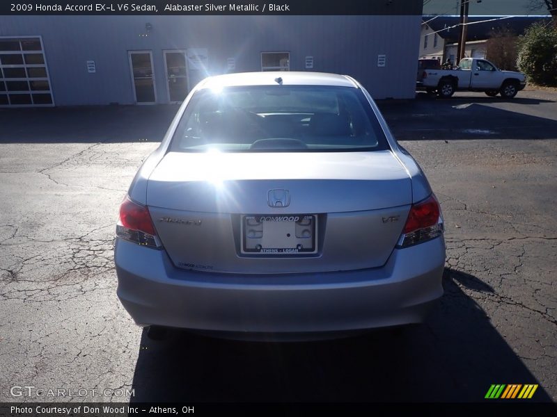 Alabaster Silver Metallic / Black 2009 Honda Accord EX-L V6 Sedan