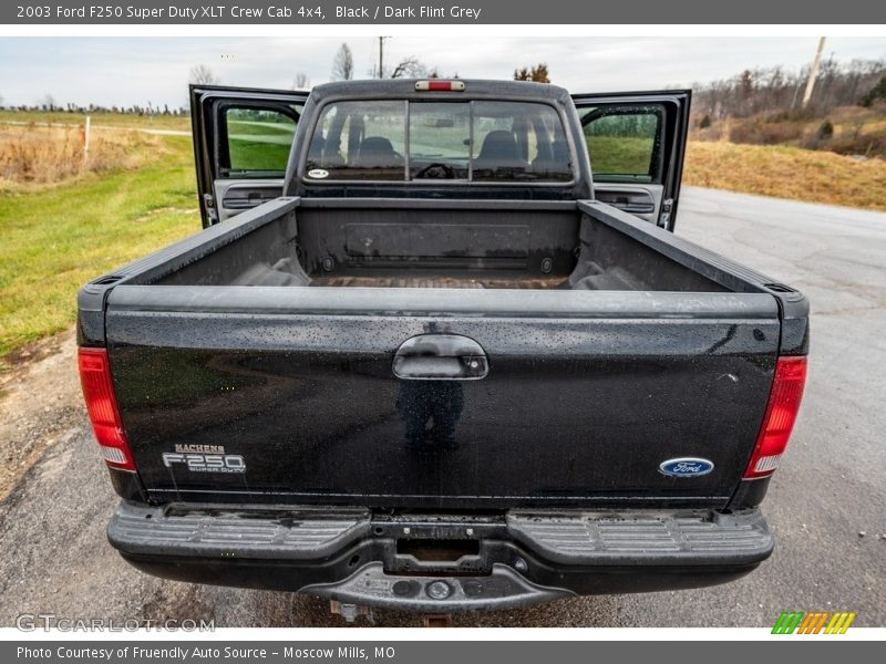 Black / Dark Flint Grey 2003 Ford F250 Super Duty XLT Crew Cab 4x4