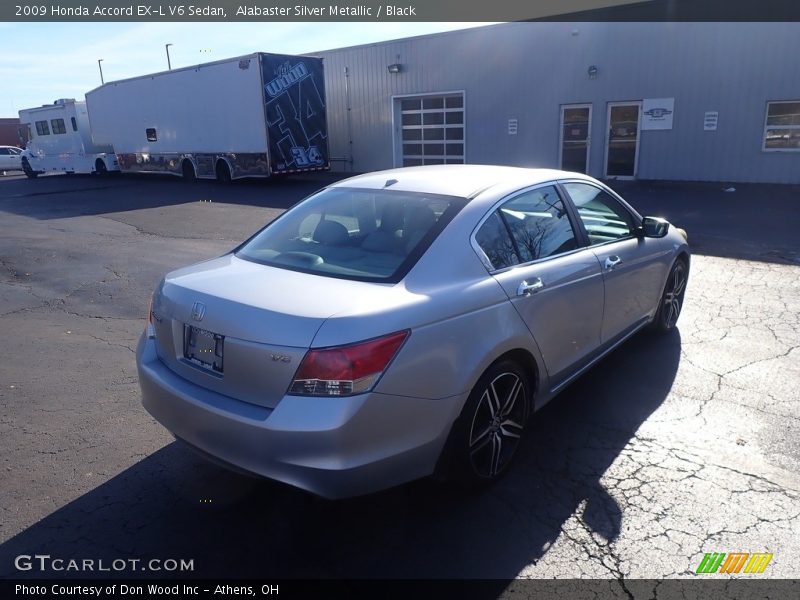 Alabaster Silver Metallic / Black 2009 Honda Accord EX-L V6 Sedan