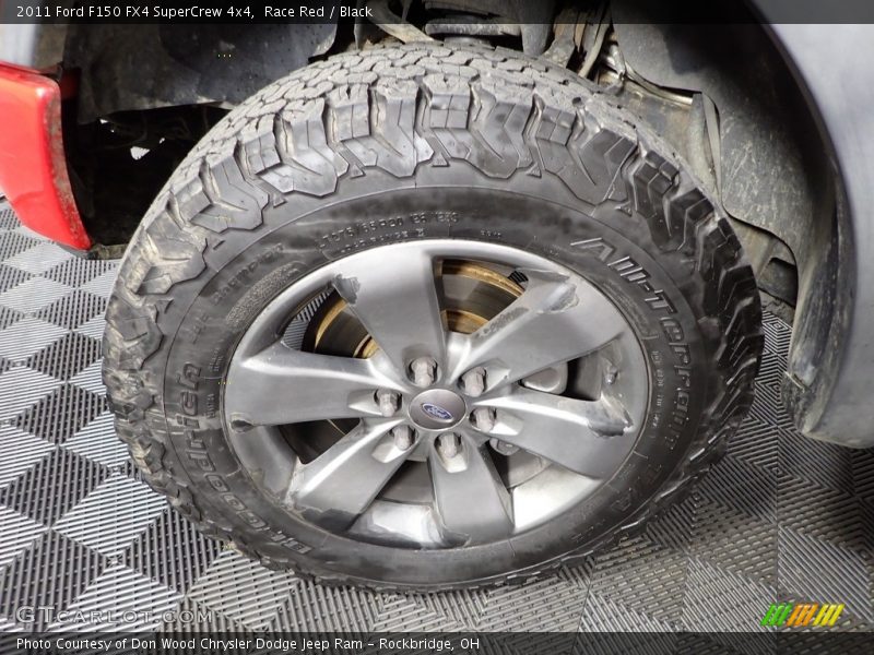 Race Red / Black 2011 Ford F150 FX4 SuperCrew 4x4