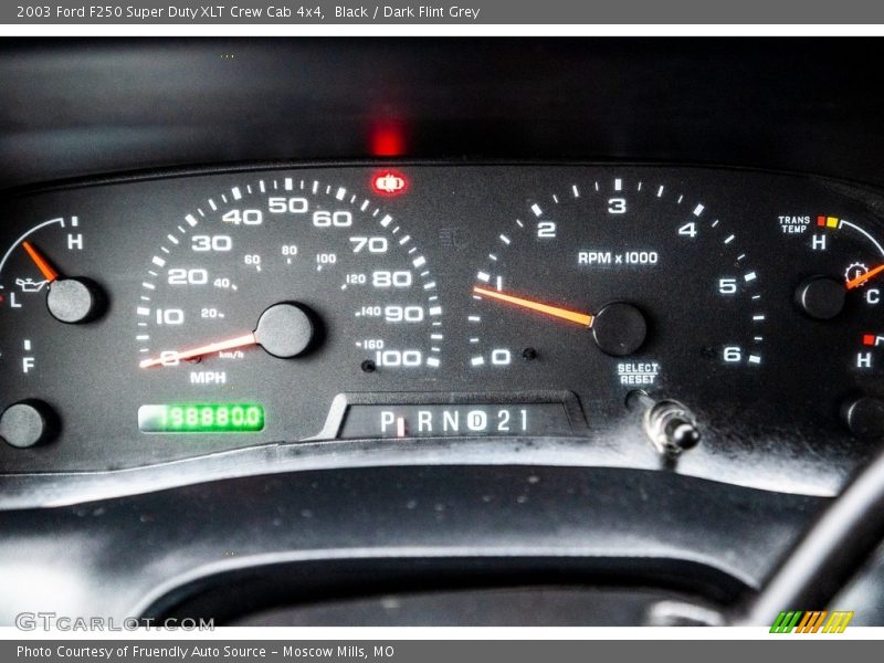 2003 F250 Super Duty XLT Crew Cab 4x4 XLT Crew Cab 4x4 Gauges