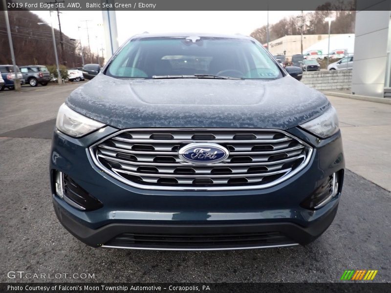 Baltic Sea Green / Ebony 2019 Ford Edge SEL AWD