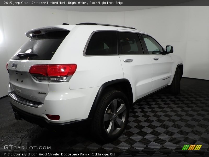 Bright White / Black/Light Frost Beige 2015 Jeep Grand Cherokee Limited 4x4