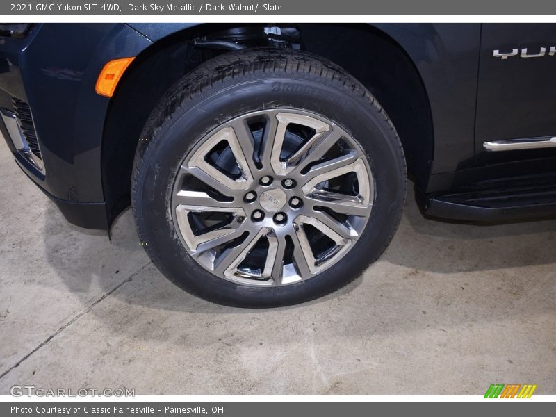 Dark Sky Metallic / Dark Walnut/­Slate 2021 GMC Yukon SLT 4WD