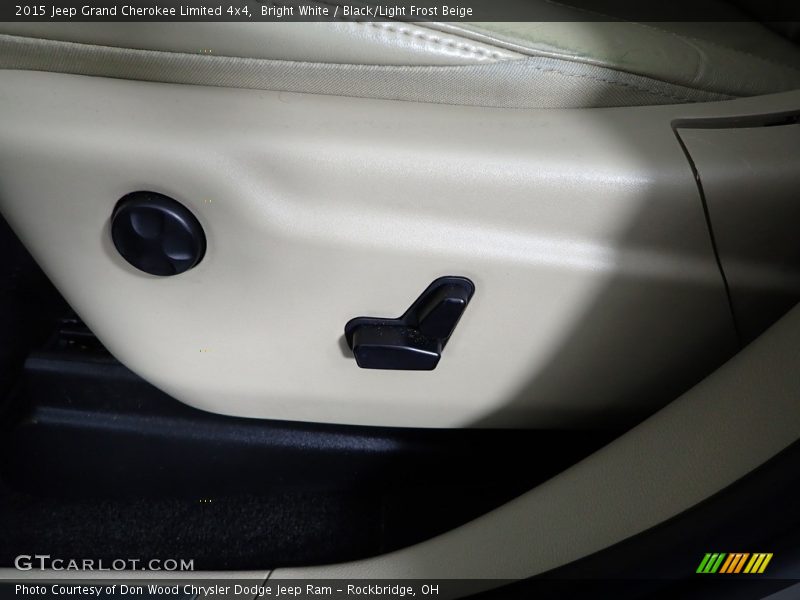 Bright White / Black/Light Frost Beige 2015 Jeep Grand Cherokee Limited 4x4