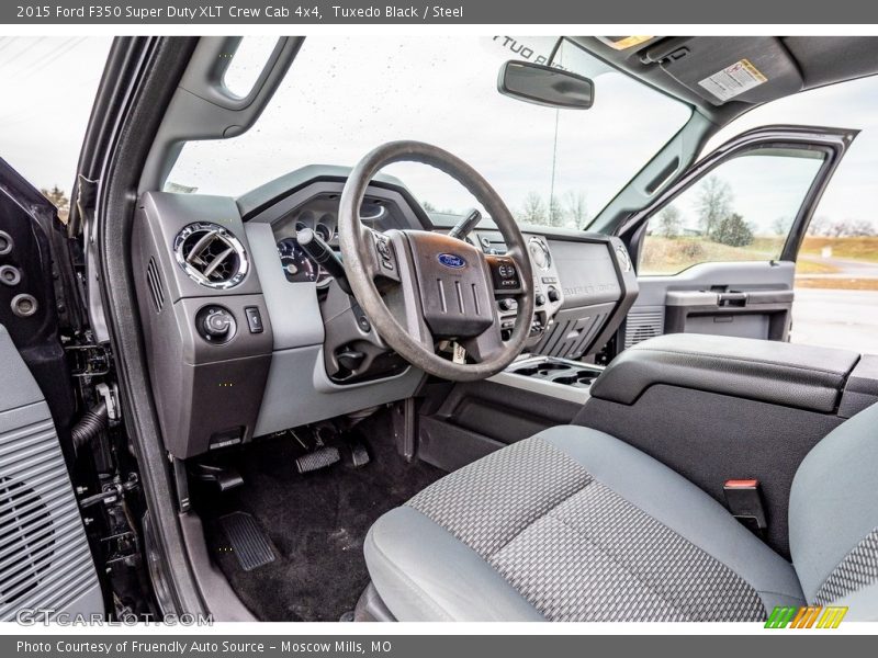 Tuxedo Black / Steel 2015 Ford F350 Super Duty XLT Crew Cab 4x4
