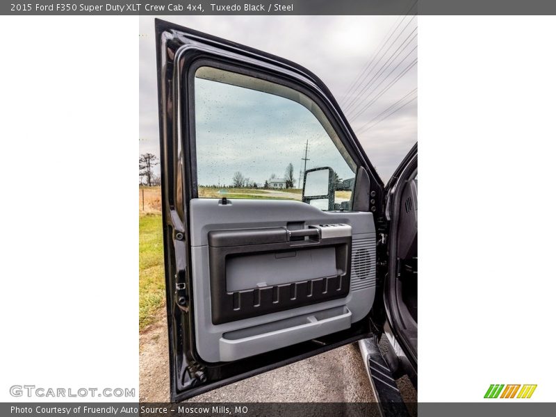 Tuxedo Black / Steel 2015 Ford F350 Super Duty XLT Crew Cab 4x4