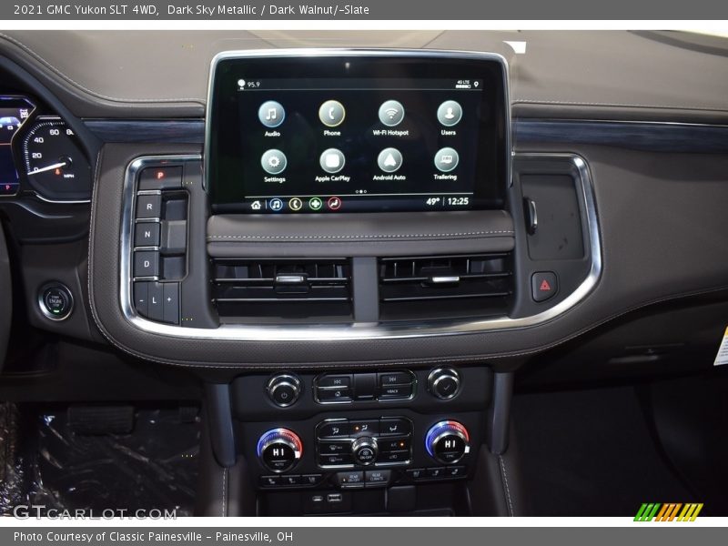 Dark Sky Metallic / Dark Walnut/­Slate 2021 GMC Yukon SLT 4WD