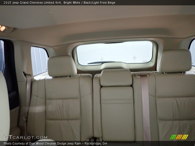 Bright White / Black/Light Frost Beige 2015 Jeep Grand Cherokee Limited 4x4