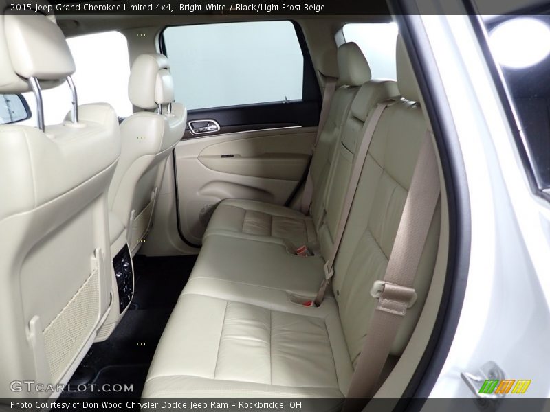 Bright White / Black/Light Frost Beige 2015 Jeep Grand Cherokee Limited 4x4