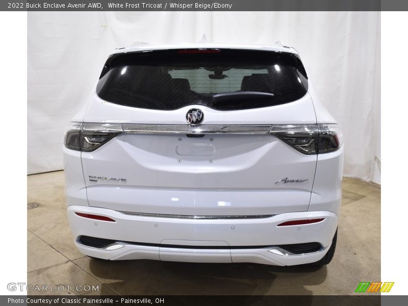 White Frost Tricoat / Whisper Beige/Ebony 2022 Buick Enclave Avenir AWD