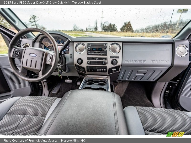 Tuxedo Black / Steel 2015 Ford F350 Super Duty XLT Crew Cab 4x4
