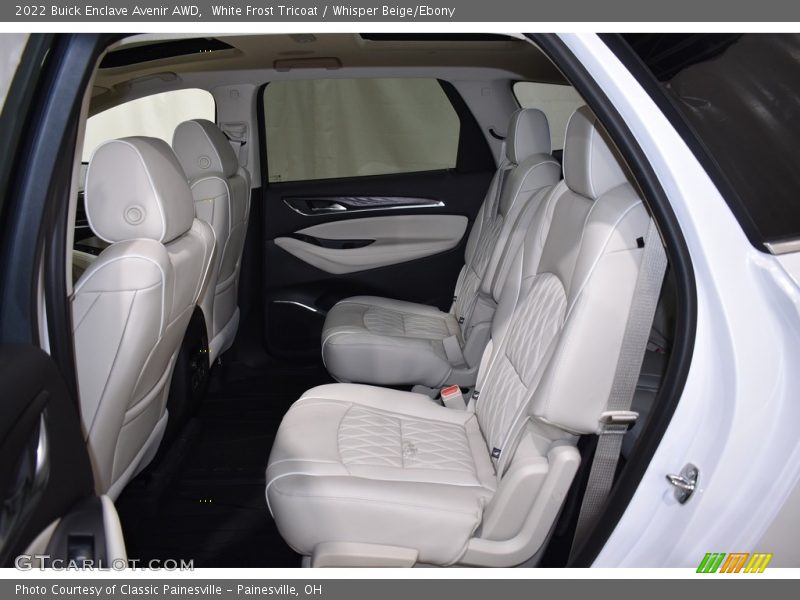 White Frost Tricoat / Whisper Beige/Ebony 2022 Buick Enclave Avenir AWD