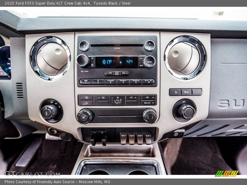Tuxedo Black / Steel 2015 Ford F350 Super Duty XLT Crew Cab 4x4