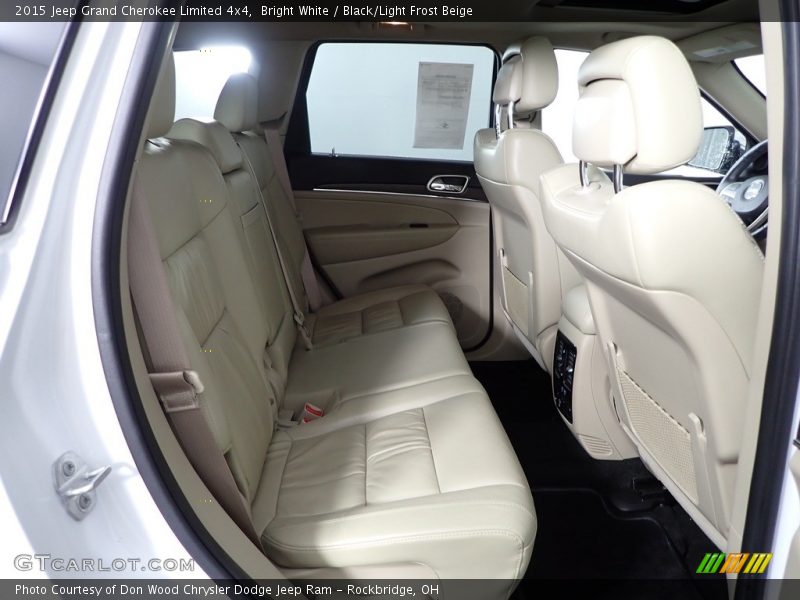Bright White / Black/Light Frost Beige 2015 Jeep Grand Cherokee Limited 4x4