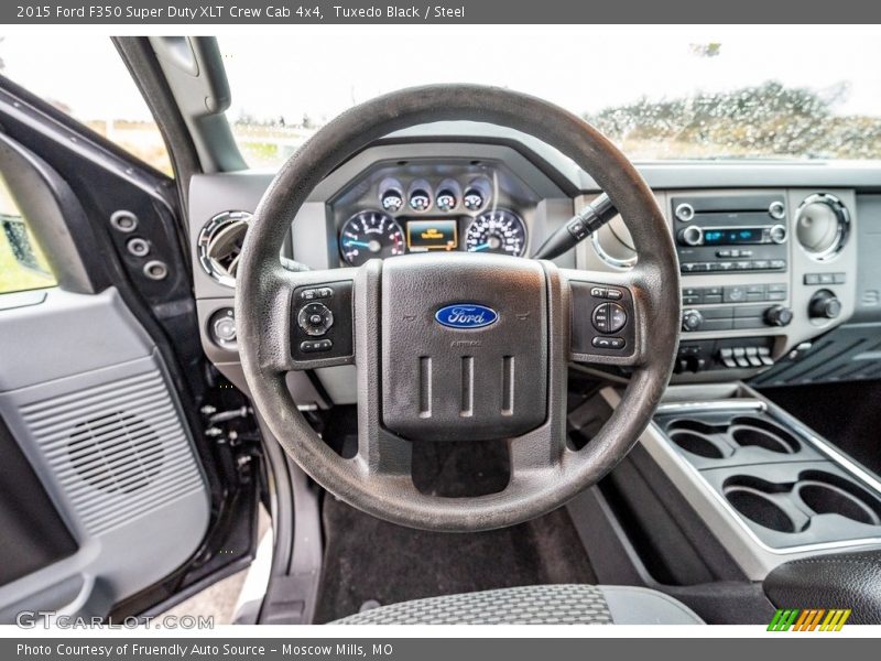 Tuxedo Black / Steel 2015 Ford F350 Super Duty XLT Crew Cab 4x4