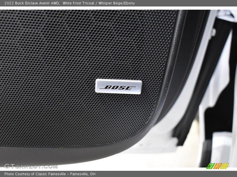 White Frost Tricoat / Whisper Beige/Ebony 2022 Buick Enclave Avenir AWD