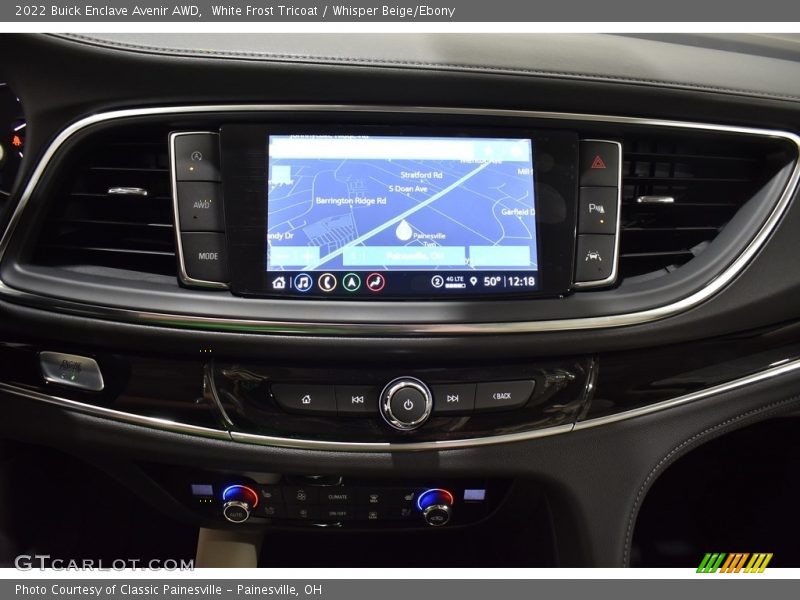White Frost Tricoat / Whisper Beige/Ebony 2022 Buick Enclave Avenir AWD