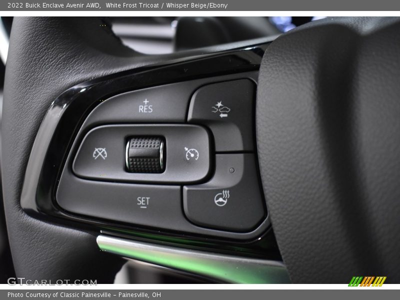 White Frost Tricoat / Whisper Beige/Ebony 2022 Buick Enclave Avenir AWD