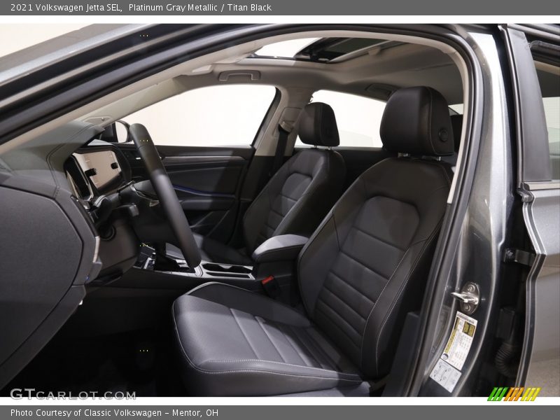 Platinum Gray Metallic / Titan Black 2021 Volkswagen Jetta SEL