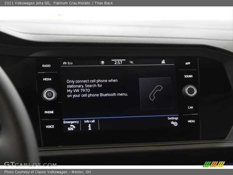 Platinum Gray Metallic / Titan Black 2021 Volkswagen Jetta SEL