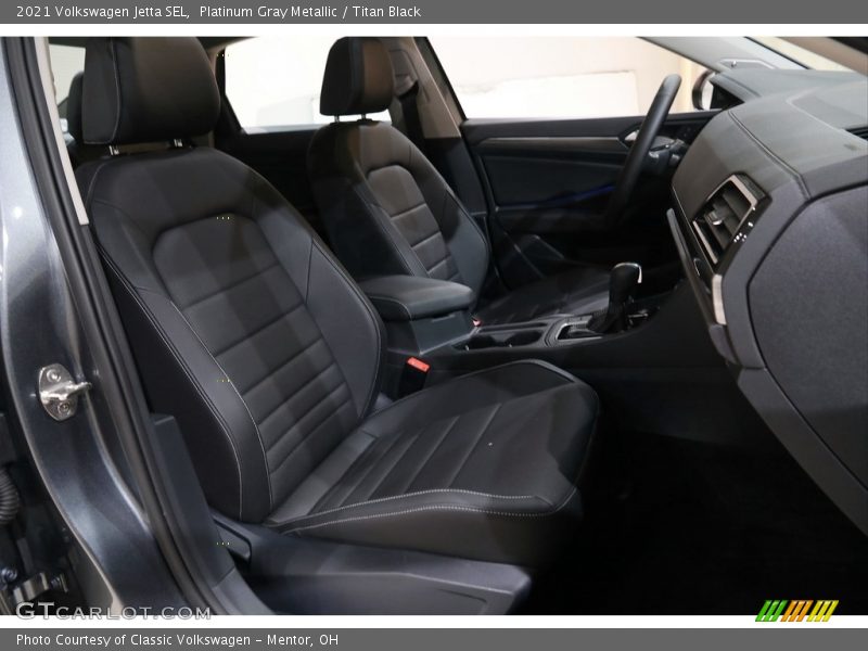 Platinum Gray Metallic / Titan Black 2021 Volkswagen Jetta SEL