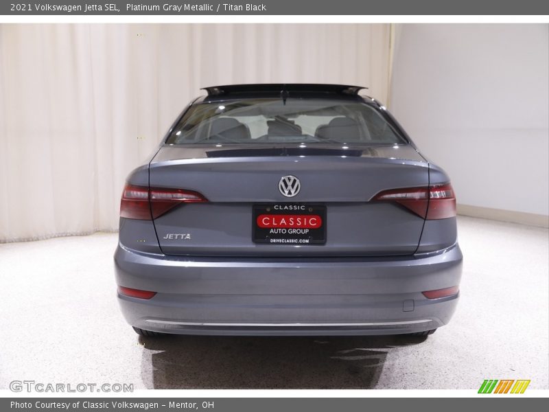 Platinum Gray Metallic / Titan Black 2021 Volkswagen Jetta SEL