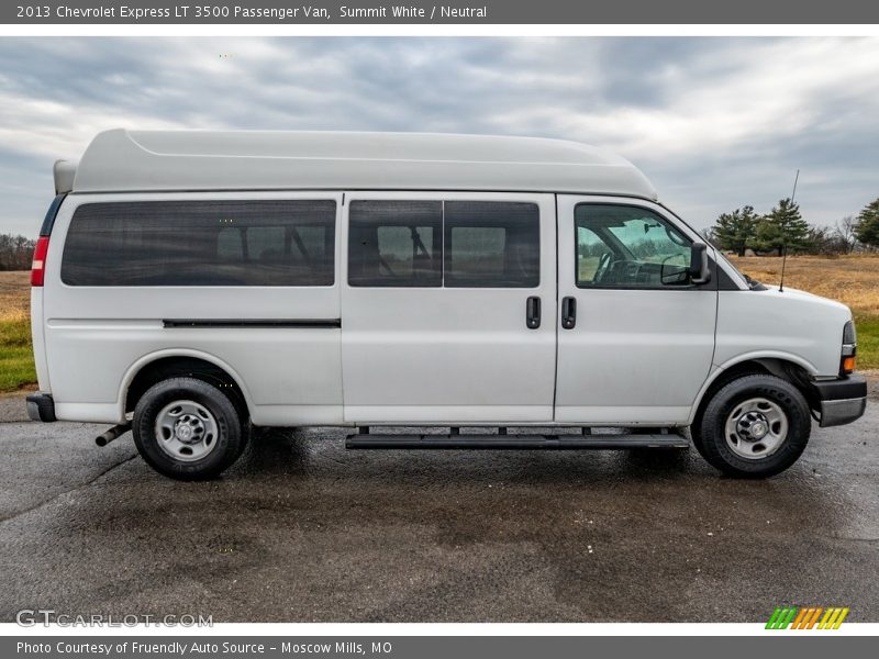  2013 Express LT 3500 Passenger Van Summit White