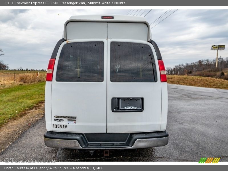 Summit White / Neutral 2013 Chevrolet Express LT 3500 Passenger Van