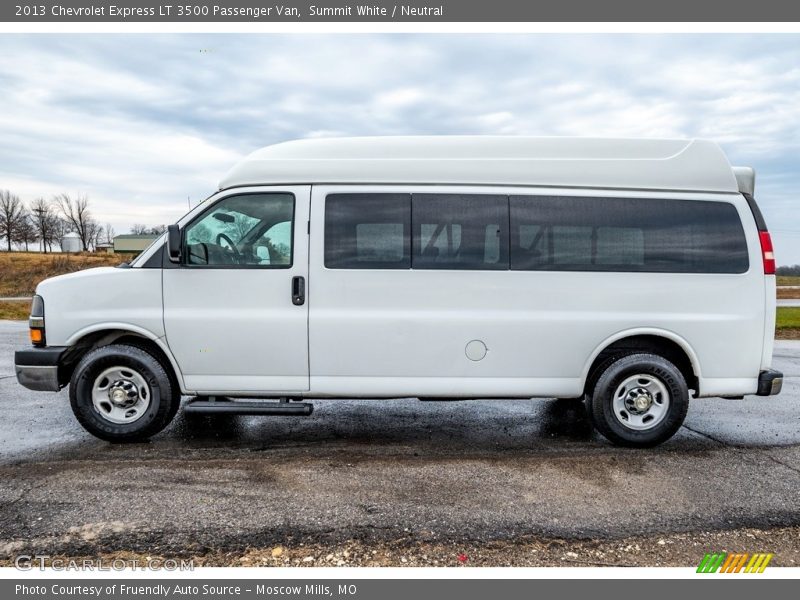  2013 Express LT 3500 Passenger Van Summit White