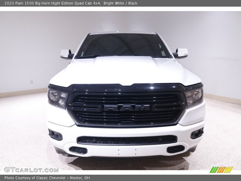 Bright White / Black 2020 Ram 1500 Big Horn Night Edition Quad Cab 4x4