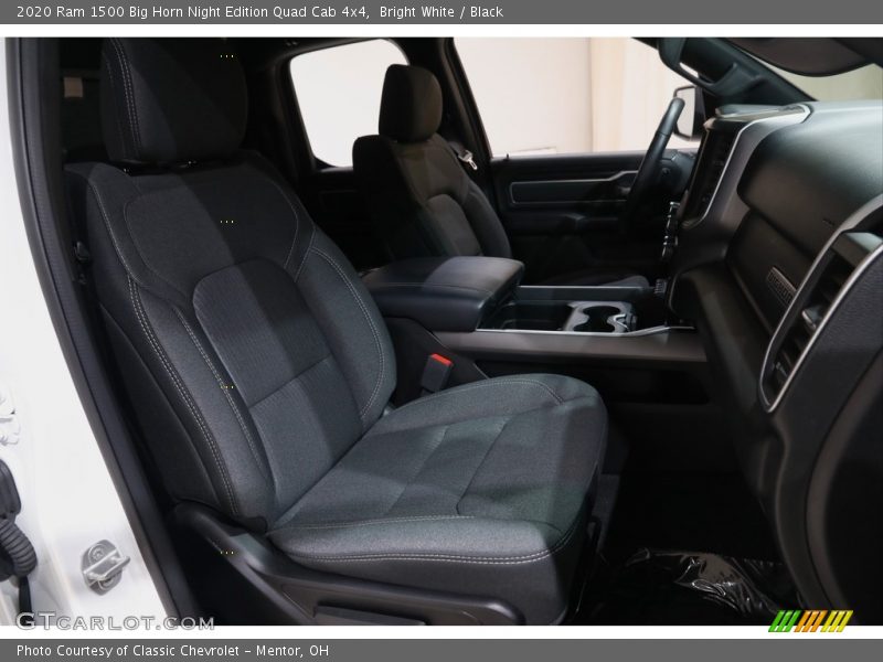 Bright White / Black 2020 Ram 1500 Big Horn Night Edition Quad Cab 4x4
