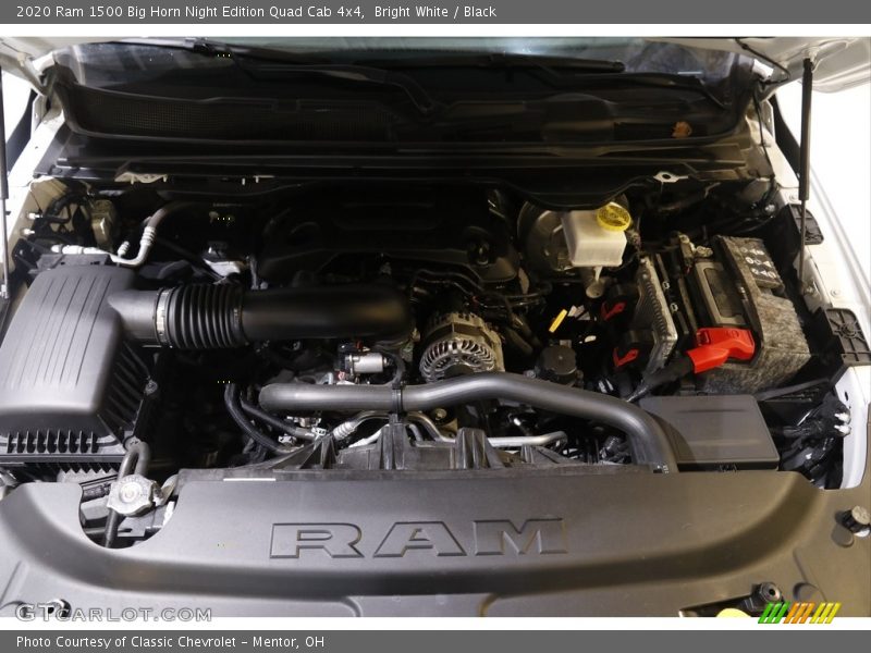 Bright White / Black 2020 Ram 1500 Big Horn Night Edition Quad Cab 4x4