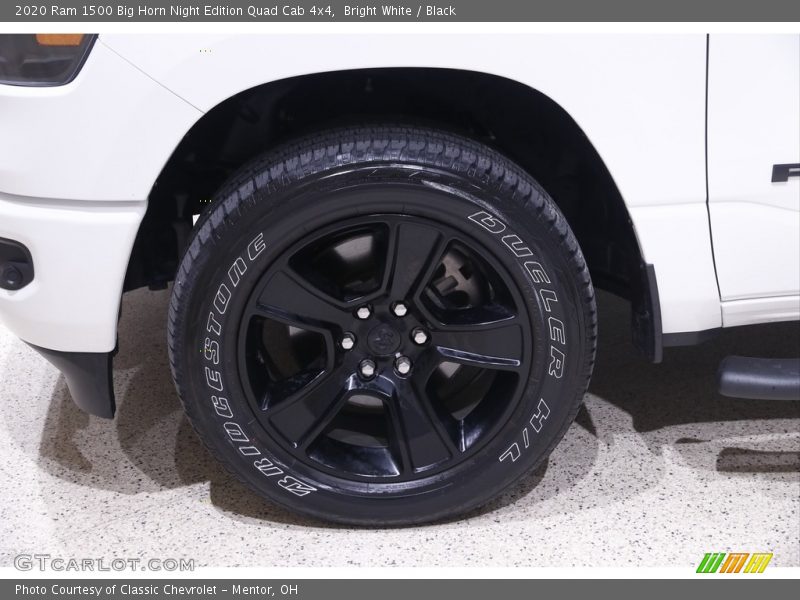 Bright White / Black 2020 Ram 1500 Big Horn Night Edition Quad Cab 4x4