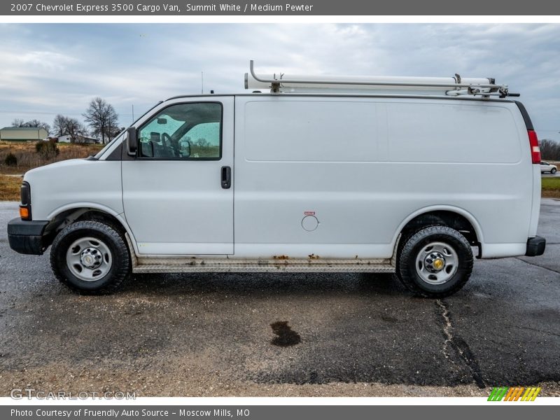 Summit White / Medium Pewter 2007 Chevrolet Express 3500 Cargo Van
