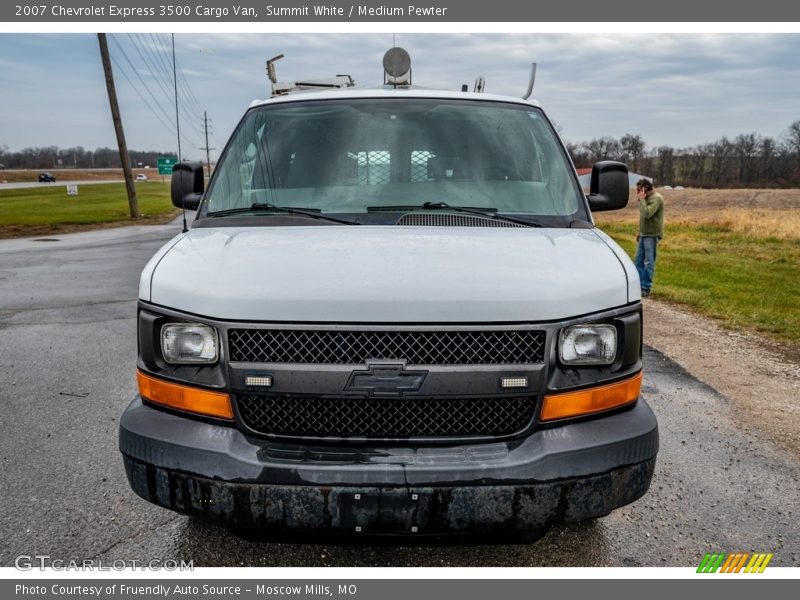 Summit White / Medium Pewter 2007 Chevrolet Express 3500 Cargo Van