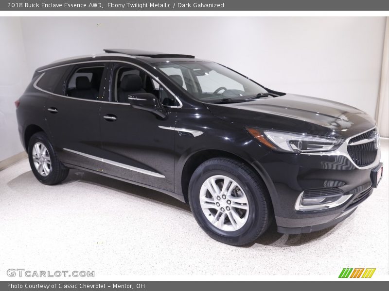 Ebony Twilight Metallic / Dark Galvanized 2018 Buick Enclave Essence AWD