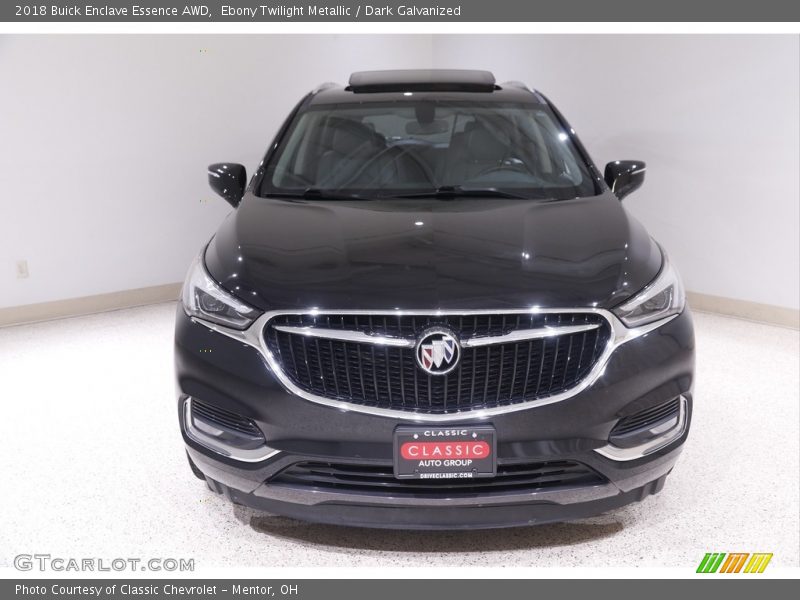 Ebony Twilight Metallic / Dark Galvanized 2018 Buick Enclave Essence AWD