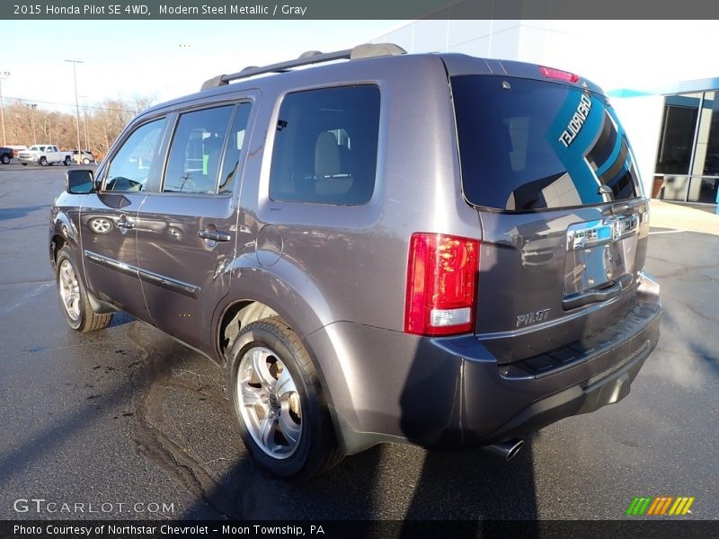 Modern Steel Metallic / Gray 2015 Honda Pilot SE 4WD