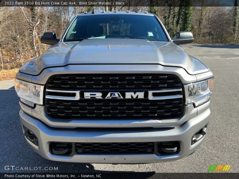 Billet Silver Metallic / Black 2022 Ram 3500 Big Horn Crew Cab 4x4