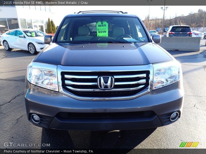 Modern Steel Metallic / Gray 2015 Honda Pilot SE 4WD