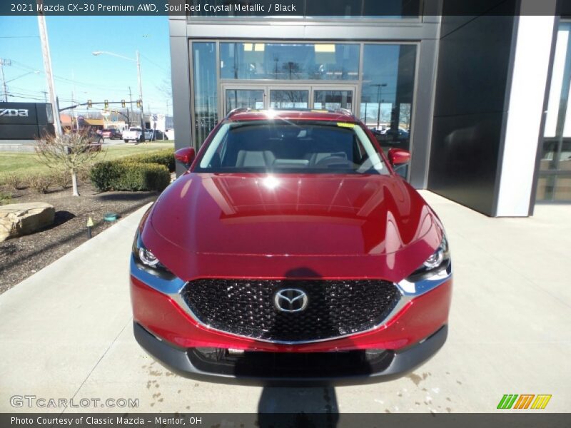 Soul Red Crystal Metallic / Black 2021 Mazda CX-30 Premium AWD