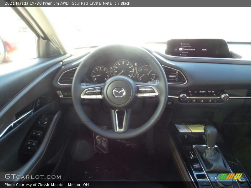 Soul Red Crystal Metallic / Black 2021 Mazda CX-30 Premium AWD